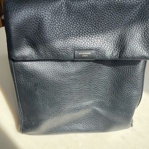 Storksak - St. James Convertible Leather Backpack